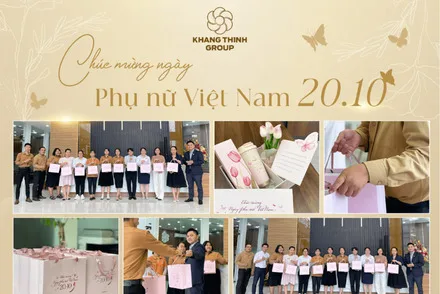KHANG THỊNH GROUP CHÚC MỪNG NGÀY PHỤ NỮ VIỆT NAM 20.10