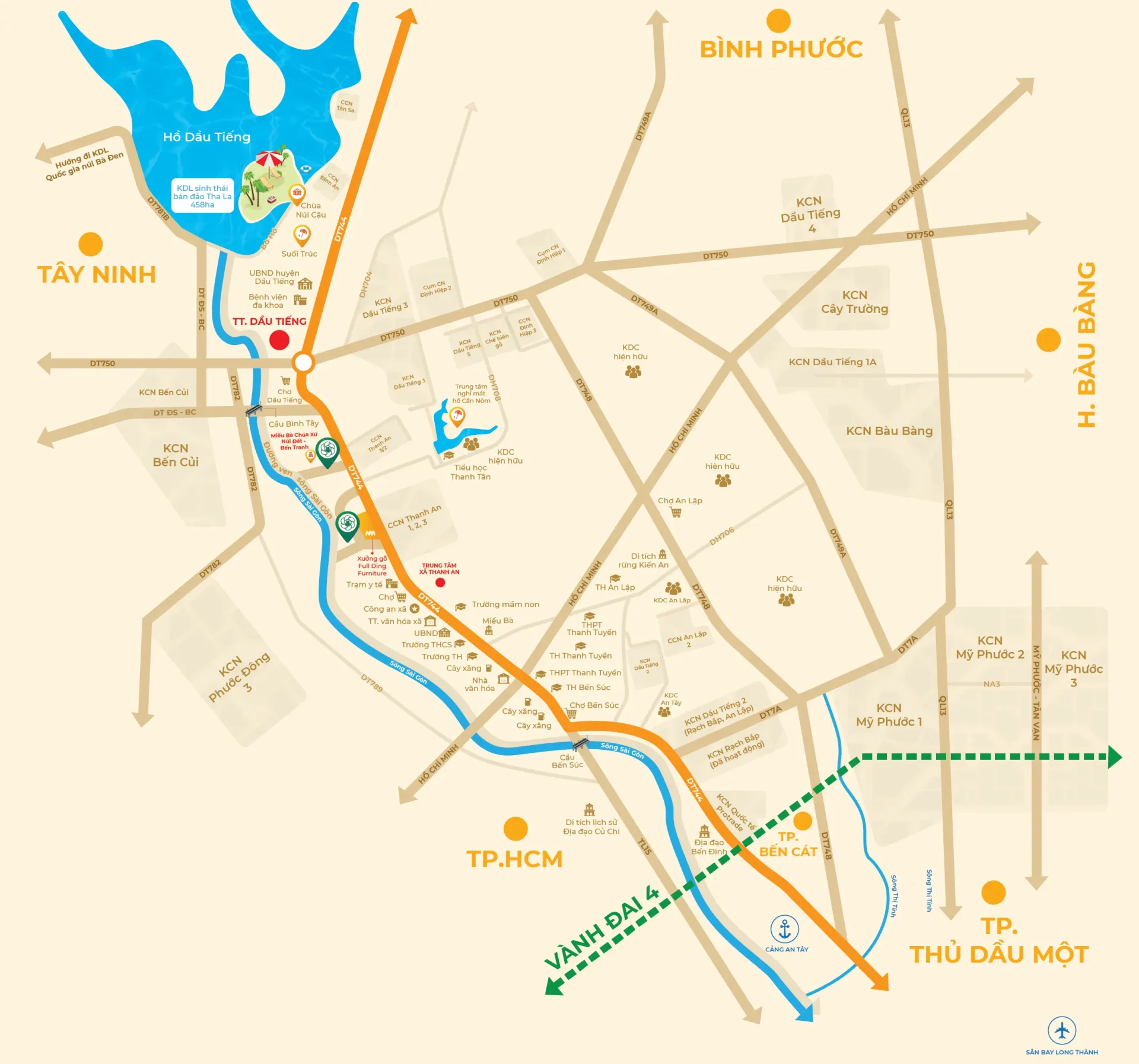 sơ đồ vị trí thanh an phú đỉnh